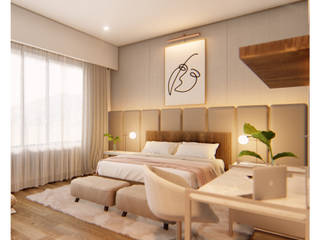 Praga-Interiorismo Residencial, Well Arquitectura Well Arquitectura Small bedroom Wood Wood effect