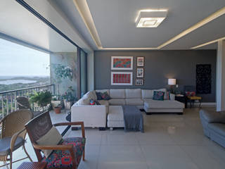 Projeto Apartamento Barra da Tijuca lll, Duplex Interiores Duplex Interiores Salones eclécticos