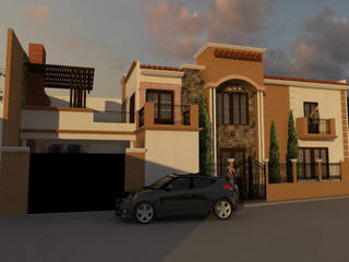 Proyecto Casa RE , Bocetos Studio Aquitectos Bocetos Studio Aquitectos Mediterranean style houses