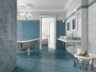 BAÑOS CON ESTILO , CAS CERAMICA CAS CERAMICA Mediterrane Badezimmer Tonwaren