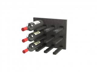 Adega Modular 1G-Smart, Garrafeiros - Adegas para Vinho Garrafeiros - Adegas para Vinho Cave à vin minimaliste Bois composite Multicolore