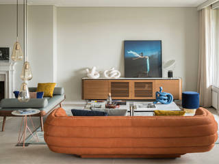 Vivienda J. Bertrand | The Room Studio, Momocca Momocca Eclectic style living room