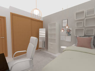 QUARTO DA MENINA, MUDE Home & Lifestyle MUDE Home & Lifestyle Kleines Schlafzimmer