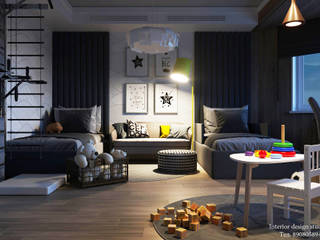 Дизайн интерьера комнаты для подростков, Студия дизайна Натали Студия дизайна Натали Moderne Kinderzimmer