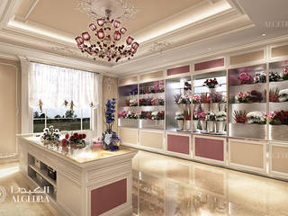 Flower shop interior design in Abu Dhabi, Algedra Interior Design Algedra Interior Design Gewerbeflächen