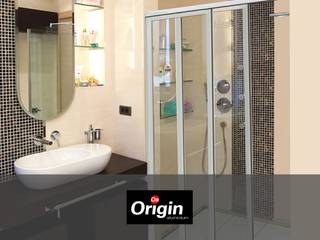 Aluminium Shower Door Types - Which One Fits Best?, Origin Aluminium (Pty) Ltd Origin Aluminium (Pty) Ltd 現代浴室設計點子、靈感&圖片 鋁箔/鋅