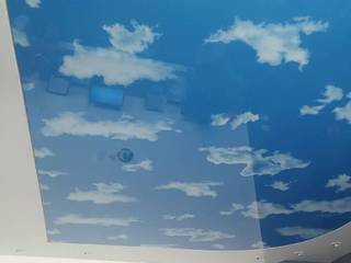 Cielo raso brillante con nubes - efecto cielo , Di-Mitrio Decor Di-Mitrio Decor Salon moderne