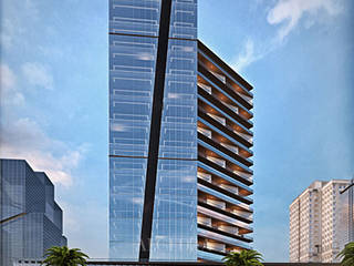 Luxury residence tower design , Algedra Interior Design Algedra Interior Design Casas geminadas