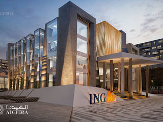 Bank building design in Istanbul, Algedra Interior Design Algedra Interior Design พื้นที่เชิงพาณิชย์