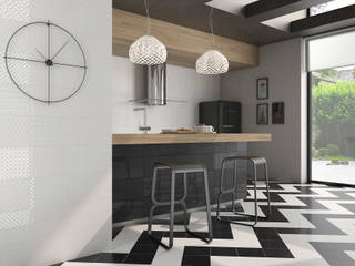 COCINAS CON ESTILO, CAS CERAMICA CAS CERAMICA Moderne Wände & Böden Tonwaren