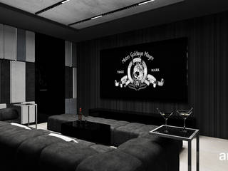 REACH FOR THE STARS | VII | Pokój kinowy, ARTDESIGN architektura wnętrz ARTDESIGN architektura wnętrz Modern media room