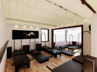 Diseño de interiores centro de pilates the class, Ideaszfab Ideaszfab Commercial spaces