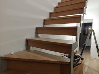 Progettazione di una scala per interni, Giorgio Gravina Giorgio Gravina Escaleras Madera Acabado en madera