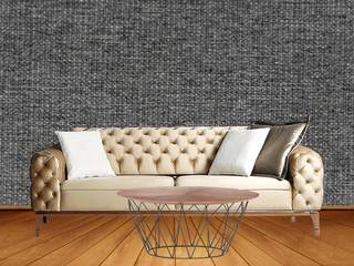 DUVAR KAĞIDI, ALHAMD WALLPAPER ALHAMD WALLPAPER Modern Walls and Floors Silk Yellow