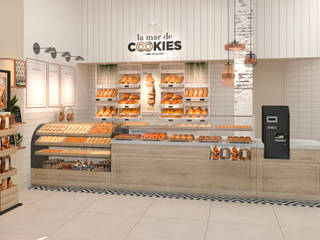 LA MAR DE COOKIES, Phosmou Estudio, S.L. Phosmou Estudio, S.L. Scandinavian style walls & floors