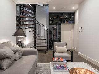 Full Basement Conversion Islington, London, Hatch Construction Ltd Hatch Construction Ltd Гостиная в стиле модерн