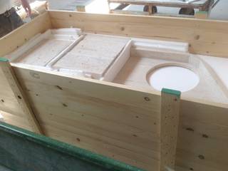 Residenza privata New York - Travertino Romano Navona - pavimento e scale , INDAMAR SRL INDAMAR SRL Classic style bathroom Stone White