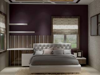 3 BHK project at Park Circus , Itzin World Designs Itzin World Designs Modern style bedroom