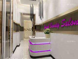Ladies beauty salon design in Abu Dhabi, Algedra Interior Design Algedra Interior Design พื้นที่เชิงพาณิชย์