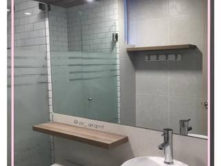 REMODELACION: BAÑO DE VISITA ✨, Arisu Cavero - Arquitectura de Interiores Arisu Cavero - Arquitectura de Interiores Phòng tắm phong cách hiện đại