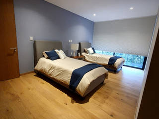 Proyectos Residenciales, Maderas Finas Studio Maderas Finas Studio ห้องนอนขนาดเล็ก ไม้ Wood effect