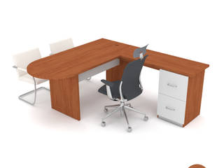 Escritorio Ejecutivo, Carol Mobiliario Carol Mobiliario Commercial spaces Wood-Plastic Composite