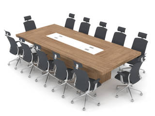 Mesa de juntas, Carol Mobiliario Carol Mobiliario Commercial spaces لکڑی پلاسٹک جامع