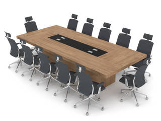 Mesa de juntas, Carol Mobiliario Carol Mobiliario Commercial spaces لکڑی پلاسٹک جامع