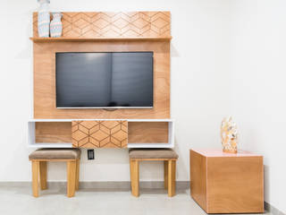 Proyecto Especial , Carol Mobiliario Carol Mobiliario Living room Engineered Wood Transparent