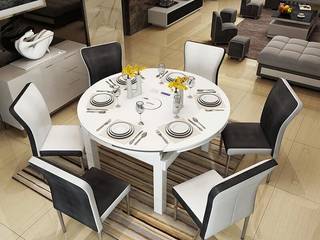 Bàn ăn thông minh mặt đá, Công ty CP XD và TM Newland Việt Nam Công ty CP XD và TM Newland Việt Nam Asian style dining room Granite