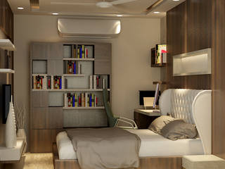 Bedroom with office, Itzin World Designs Itzin World Designs Habitaciones modernas