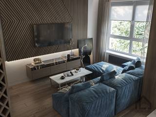 ЖК Сити Парк, L.DesignStudio L.DesignStudio Moderne Wohnzimmer