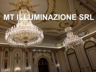 CRYSTAL LUXURY CHANDELIER, MT ILLUMINAZIONE SRL MT ILLUMINAZIONE SRL Klasyczna jadalnia