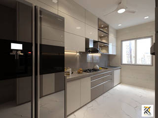 JP Decks - Kitchen Rendering, RK Design Studio RK Design Studio Cocinas de estilo minimalista