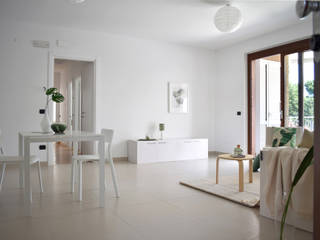 Home Staging appartamento vuoto, Sonia Santirocco architetto e home stager Sonia Santirocco architetto e home stager Moderne Wohnzimmer