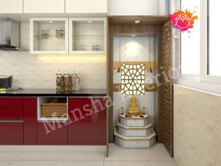 Mr.Bipul- 2BHK Home Interior!, Mansha Interior Mansha Interior 現代廚房設計點子、靈感&圖片
