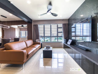 Toa Payoh Rise, Ovon Design Ovon Design Modern living room