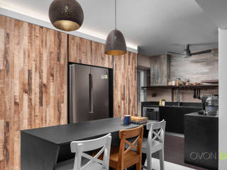 Serangoon North, Ovon Design Ovon Design Eclectic style kitchen