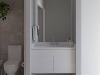 Obra Kloster - Proyecto de remodelacion, Ayelen Alcorta Arquitectura Ayelen Alcorta Arquitectura Modern bathroom سرامک