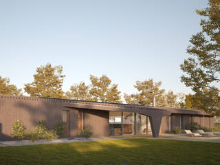 201 — Villa in campagna con piscina, MIDE architetti MIDE architetti Country style garden