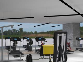 Be Towers GYM, Norten Arquitectura y Bienes Raíces Norten Arquitectura y Bienes Raíces Modern gym