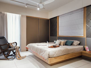 Jetani Residence, Shruti Vyas Design Shruti Vyas Design Minimalist bedroom