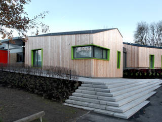 Ev. Kindergarten Regenbogenland | Umbau & Sanierung, architekten wendling architekten wendling Commercial spaces Wood Wood effect