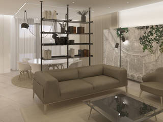 Apulia project_ CL house, Renderizzo.it Renderizzo.it Minimalist living room Wood Wood effect