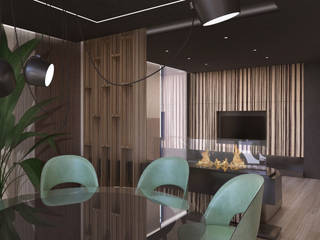 ZebraHome, Renderizzo.it Renderizzo.it Minimalist living room Wood Wood effect