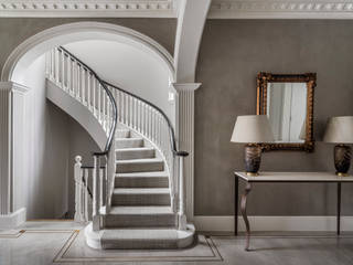 Carlton Hill: North West London, Roselind Wilson Design Roselind Wilson Design Classic style corridor, hallway and stairs