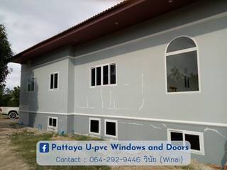 บ้านประตู หน้าต่างดัดโค้ง UPVC (Vinyl) Arch Doors and Windows มีคุณภาพสูง, โรงงาน พัทยา กระจก ยูพีวีซี Pattaya UPVC Windows & Doors โรงงาน พัทยา กระจก ยูพีวีซี Pattaya UPVC Windows & Doors uPVC windows Glass