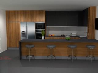 Cozinhas, Enigma Mobiliário Enigma Mobiliário Modern style kitchen