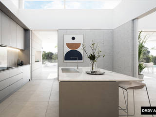 Mejores arquitectos en Madrid. Estudio DMDV Arquitectos, DMDV Arquitectos DMDV Arquitectos Built-in kitchens Limestone