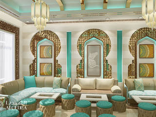 Cafe interior design in Abu Dhabi, Algedra Interior Design Algedra Interior Design Powierzchnie handlowe